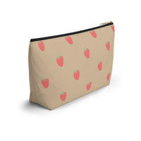 Strawberry Cream Accessory Pouch, Check Out My Matching Weekender Bag! Free Shipping!!!