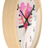 Boho Floral Cream Moon Heart Print Wall Clock! Perfect For Gifting! Free Shipping!!! 3 Colors Available!
