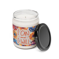 I Can and I Will Starburst Tie Dye Scented Soy Candle, 9oz! Free Shipping! 9 Scents! 60 Hour Burn Time!!!