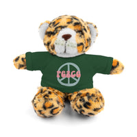 Peace Symbol Stuffed Animals! 6 Different Animals to Choose From! Free Shipping!