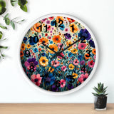 Boho Purple and Orange Ombre Print Wall Clock! Perfect For Gifting! Free Shipping!!! 3 Colors Available!