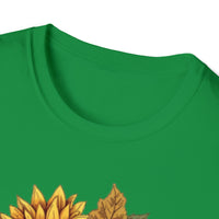 Sunflower Pumpkin Patch Halloween Fall Vibes Unisex Graphic Tees!