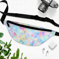 Tie Dye Blue/Pink Unisex Fanny Pack! Free Shipping! One Size Fits Most!