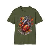 1 Emergency Department Anatomical Heart Fall Coloring Unisex Graphic Tees! Medical Vibes! Fall Vibes!