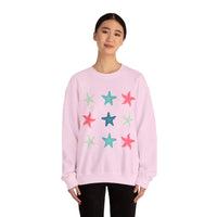 Starfish Medley Unisex Sweatshirt! Plus Sizes Available!