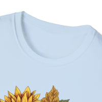 Sunflower Pumpkin Patch Halloween Fall Vibes Unisex Graphic Tees!