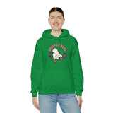 Creep it Real Roller Retro Ghost Unisex Heavy Blend Hooded Sweatshirt! Fall Vibes! Halloween!