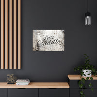 Western Let's Cuddle Grey and White Canvas Gallery Wraps!