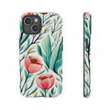 Pink Floral Tulips Phone Cases! New!!! Over 90 Phone Sizes To Choose From! Free Shipping!!!