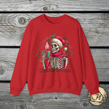 Have The day you Deserve Christmas edition Dead Inside Unisex Heavy Blend Crewneck Sweatshirt!