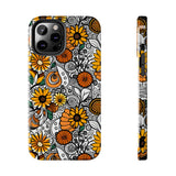 Retro Autumn Daisey's Fall Vibes Tough Phone Cases!