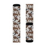 Cow Print Socks! 3 Sizes Available! Fast and Free Shipping!!! Giftable!
