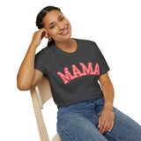 Valentines Day Mama Pink Heart Medley Unisex Graphic Tee! All New Heather Colors!!! Free Shipping!!!