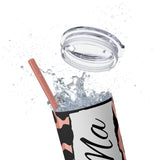 Mama Cow Printed Skinny Tumbler with Straw, 20oz! Multiple Colors! Mothers Day!