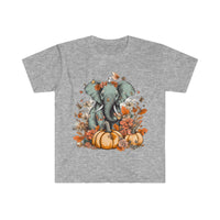 Elephant Pumpkin Halloween Fall Vibes Unisex Graphic Tees!
