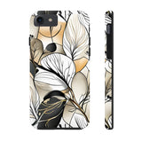 Neutral Autumn Leaves Fall Vibes Tough Phone Cases!