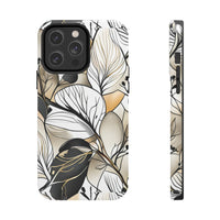 Neutral Autumn Leaves Fall Vibes Tough Phone Cases!