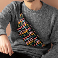 Howdy Rainbow Block Lettering Unisex Fanny Pack! Free Shipping! One Size Fits Most!