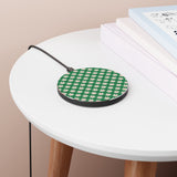 Vibrant Green Daisy Wireless Phone Charger! Free Shipping!!!