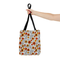 Sunflowers and Roses Fall Vibes Tote Bag!