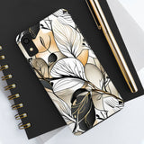 Neutral Autumn Leaves Fall Vibes Tough Phone Cases!