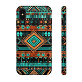 Turquoise Aztec Tough Cases! Cellphone Cases! Multiple Sizes Available! Apple iPhone, Samsung Galaxy, and Google Pixel devices!