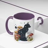 Mug - Fox Silhouette Mushroom Giftable Accent Coffee Mug (11, 15oz)