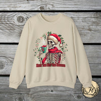 Have The day you Deserve Christmas edition Dead Inside Unisex Heavy Blend Crewneck Sweatshirt!