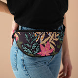 Tropical Purple Floral Unisex Fanny Pack! Free Shipping! One Size Fits Most!