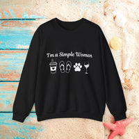 I'm a Simple Women Unisex Sweatshirt! Plus Sizes Available!