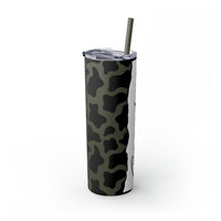 Grandma Cow Printed Skinny Tumbler with Straw, 20oz! Multiple Colors! Grandparent Vibes!