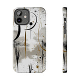 Ink Drip Crescent Moon Boho Western Tough Phone Cases!