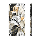 Neutral Autumn Leaves Fall Vibes Tough Phone Cases!