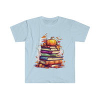 Spooky Pumpkin Book Lovers Halloween Unisex Graphic Tees! Fall Vibes!