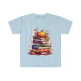 Spooky Pumpkin Book Lovers Halloween Unisex Graphic Tees! Fall Vibes!