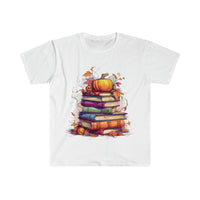 Spooky Pumpkin Book Lovers Halloween Unisex Graphic Tees! Fall Vibes!