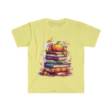 Spooky Pumpkin Book Lovers Halloween Unisex Graphic Tees! Fall Vibes!