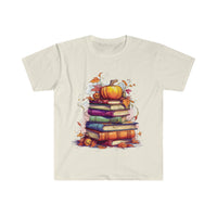 Spooky Pumpkin Book Lovers Halloween Unisex Graphic Tees! Fall Vibes!