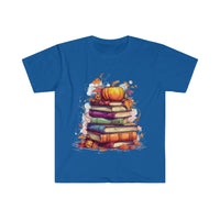 Spooky Pumpkin Book Lovers Halloween Unisex Graphic Tees! Fall Vibes!