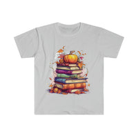 Spooky Pumpkin Book Lovers Halloween Unisex Graphic Tees! Fall Vibes!