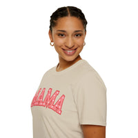 Valentines Day Mama Pink Heart Medley Unisex Graphic Tee! All New Heather Colors!!! Free Shipping!!!