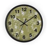 Boho Paint Washed Green Print Wall Clock! Perfect For Gifting! Free Shipping!!! 3 Colors Available!