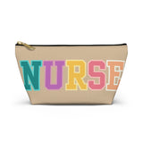 Rainbow Cream Nurse Accessory Pouch, Check Out My Matching Weekender Bag! Free Shipping!!!