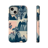 Pink and Blue Mountains Phone Cases! New!!! Over 40 Phone Sizes To Choose From! Free Shipping!!!