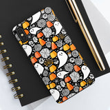 Spider Webs and Candy Corn Little Ghost Halloween Tough Phone Cases! Fall Vibes!