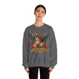 Valentines Day Cupid University Owl 1971 Unisex Sweatshirt! Retro! Plus Sizes Available!