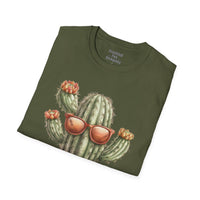 Wild West Cactus Sunglasses Western Unisex Graphic Tees! Summer Vibes! All New Heather Colors!!! Free Shipping!!!