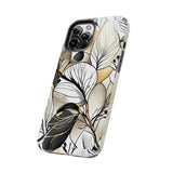 Neutral Autumn Leaves Fall Vibes Tough Phone Cases!