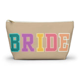 Rainbow Cream Bride Accessory Pouch, Check Out My Matching Weekender Bag! Free Shipping!!!