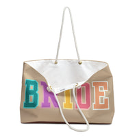 Cream Rainbow Pastel Bride Vacation Travel Weekender Bag! Free Shipping!!!